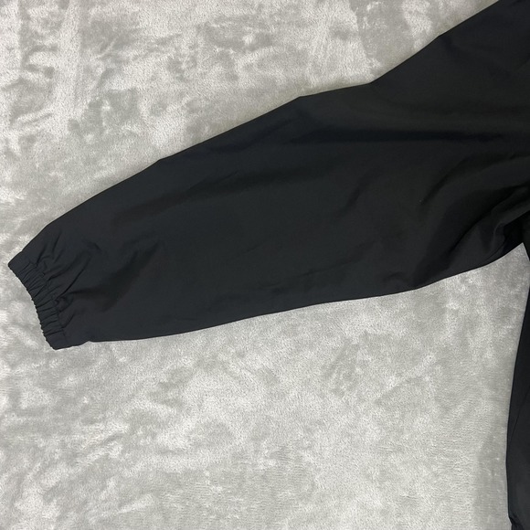 Dior Makeup Jacket Mens Large Black Hooded Half Zip Pullover Windbreaker Anorak - Picture 13 of 13